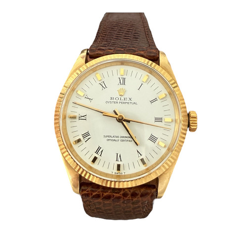 Montre Rolex oyster Perpetual or 14k vintage