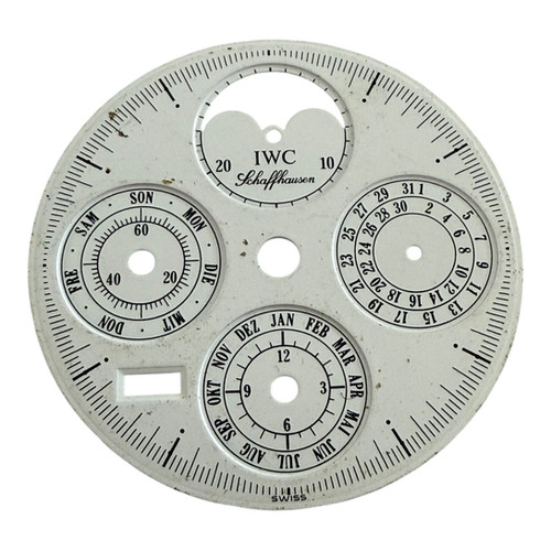 Cadran IWC Da Vinci calendrier perpetuel split Seconde