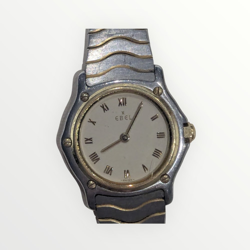 Montre Ebel Wave en or& acier pour dame