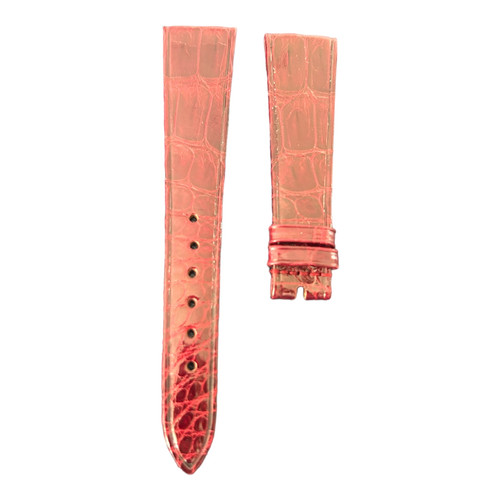 Bracelet cuir rouge Patek Philippe 20x14mm