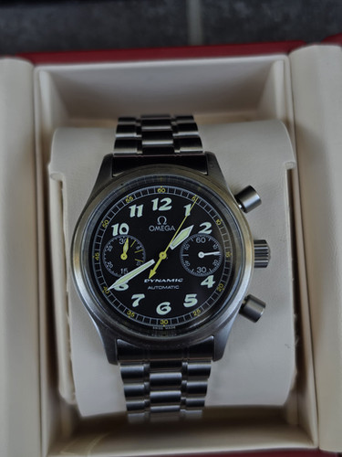 Montre Omega Dynamic Chronographe full set