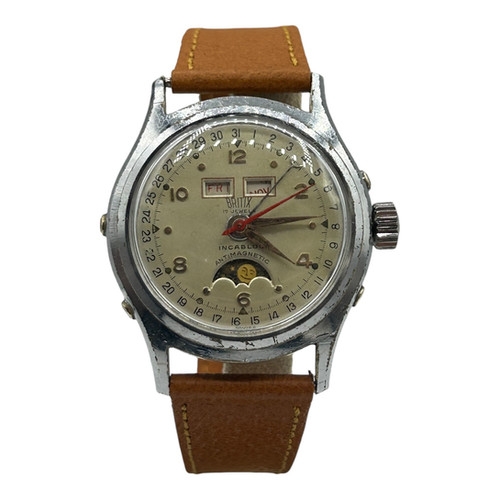 Montre BritixTriple date à phase lunaire mécanique