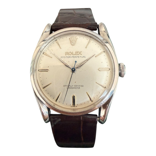Montre Rolex Vintage Oyster Perpetual Bubble Back automatic Bombay année 1948