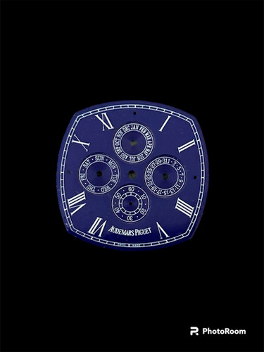 Zifferblatt Audemars Piguet Perpetual blau