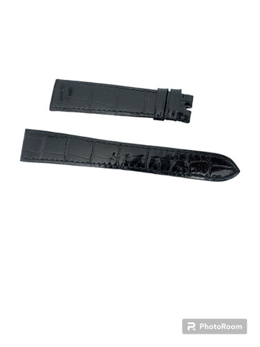 Patek Philippe Lederarmband schwarz 18mm