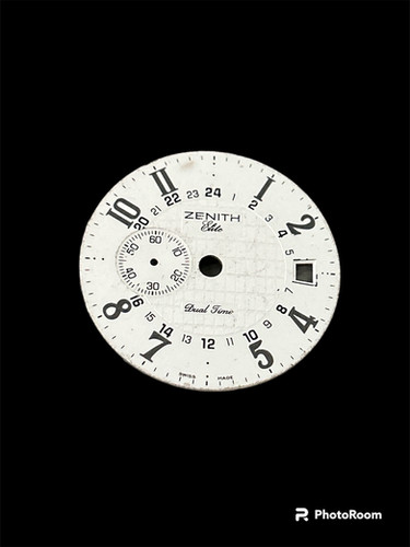 Zénith Élite Dual Time Zifferblatt