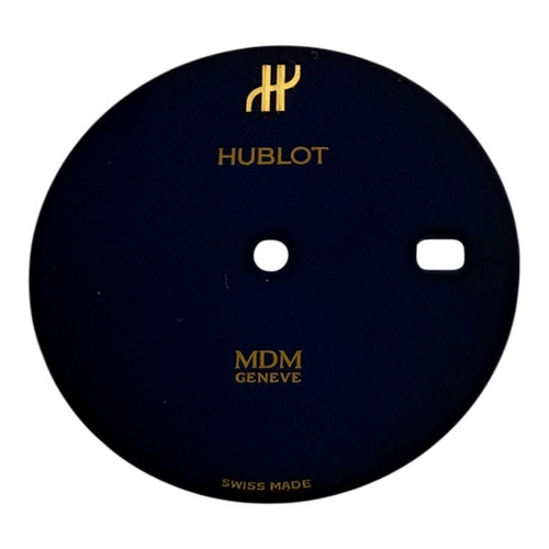 Zifferblatt Hublot MDM Blue Dial 26mm Yellow Gold