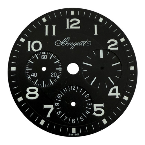 Seltenes Breguet Type XX Aéronavale Chronograph Zifferblatt Ref. 3800