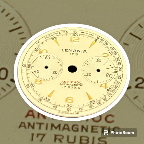 Lemania Chronograph Dial