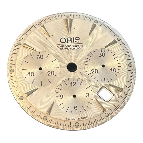 Oris automatic chronograph dial