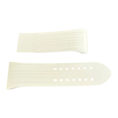 Jorg Hysek white rubber strap