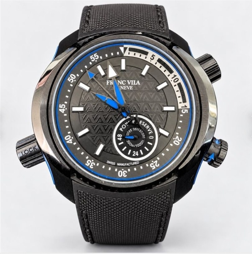 Montre Franc Vila intrepido Diver Superligero blue edition limited.