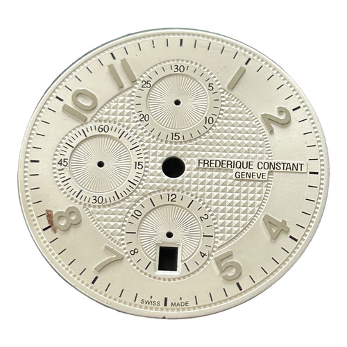 Quadrante Frédérique Constant cronografo bianco